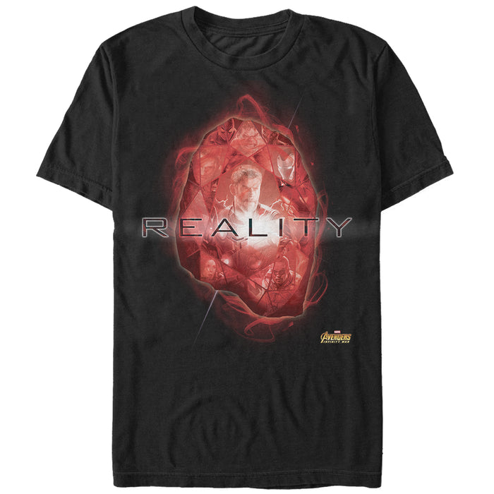 fifth sun Men's Marvel Avengers: Infinity War Reality Stone T-Shirt