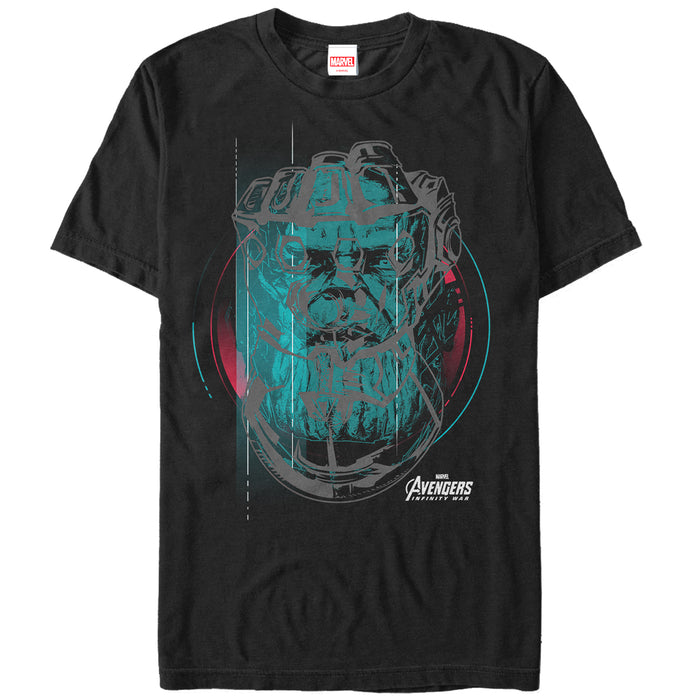 fifth sun Men's Marvel Avengers: Infinity War Thanos Frame T-Shirt