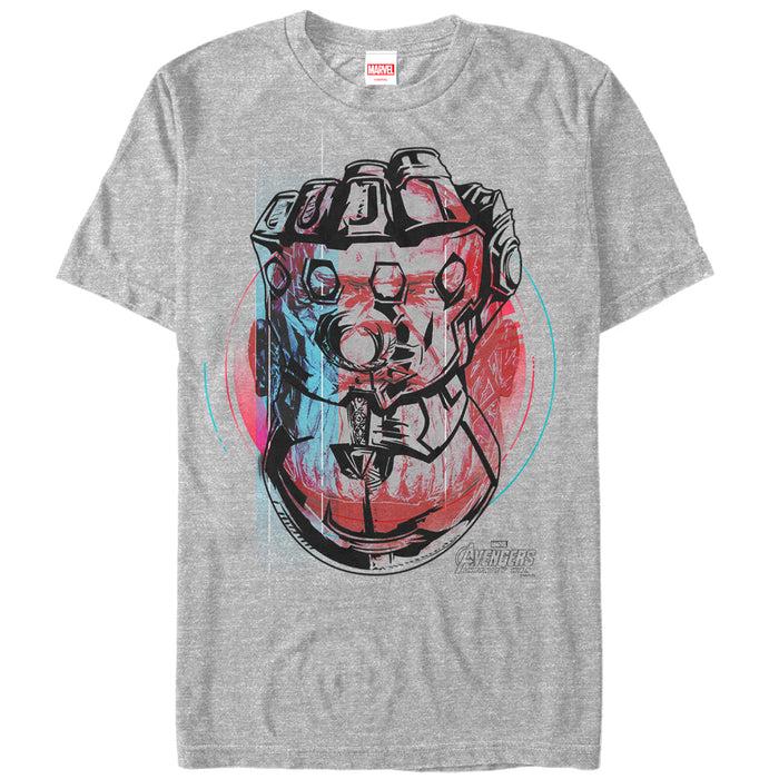 fifth sun Men's Marvel Avengers: Infinity War Thanos Gauntlet Fist T-Shirt