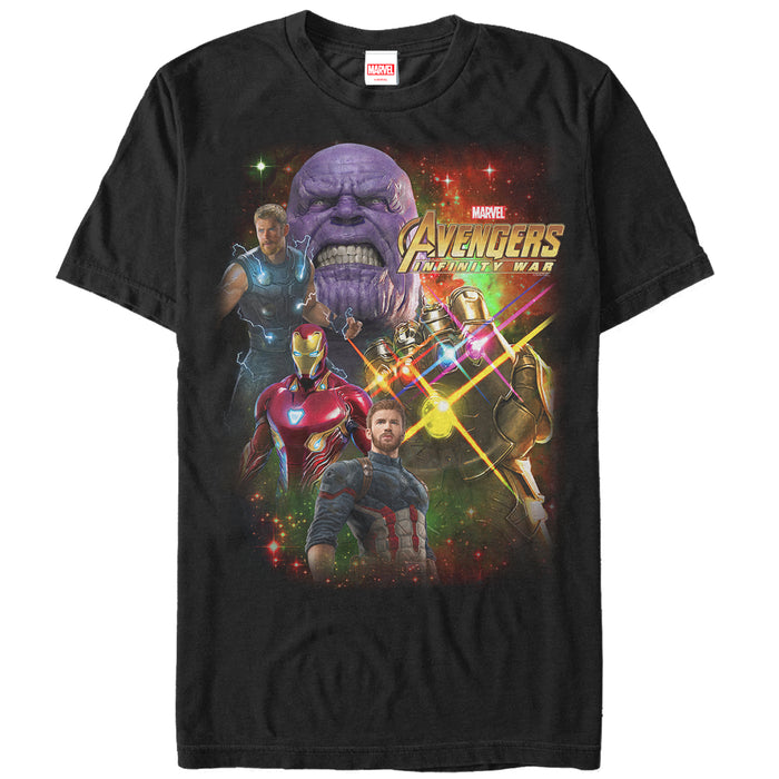 fifth sun Men's Marvel Avengers: Infinity War Thanos Growl T-Shirt