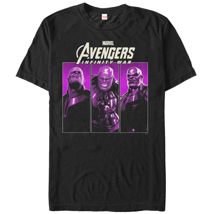 fifth sun Men's Marvel Avengers: Infinity War Thanos Panels T-Shirt