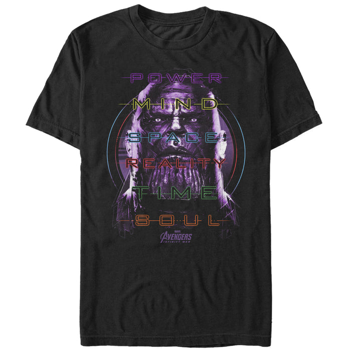 fifth sun Men's Marvel Avengers: Infinity War Thanos Stones T-Shirt