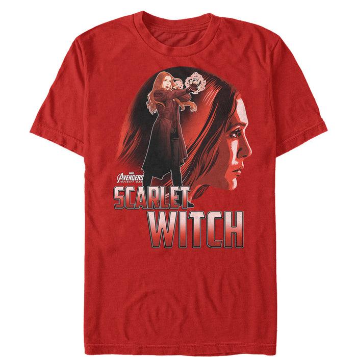 fifth sun Men's Marvel Avengers: Infinity War Witch Portrait T-Shirt