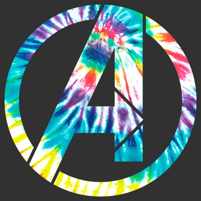 Fifth Sun Men's Marvel Avengers Tie-Dye Logo T-Shirt
