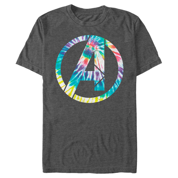 fifth sun Men's Marvel Avengers Tie-Dye Logo T-Shirt