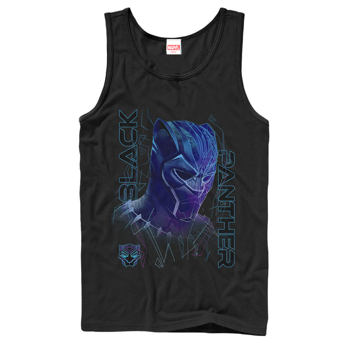 fifth sun Men's Marvel Black Panther 2018 3D Pattern Tank Top