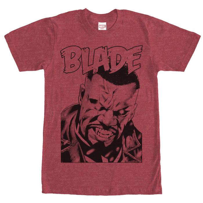 fifth sun Men's Marvel Blade Vampire Hunter Portrait T-Shirt