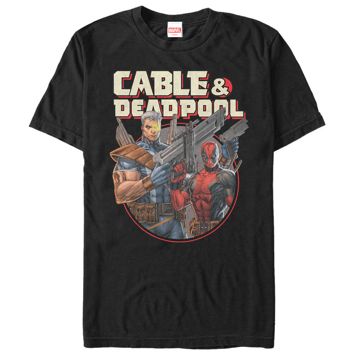 fifth sun Men's Marvel Cable & Deadpool Partners T-Shirt