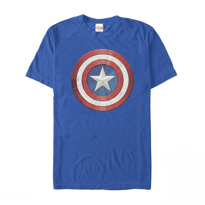 fifth sun Men's Marvel Captain America Reflect Shield T-Shirt
