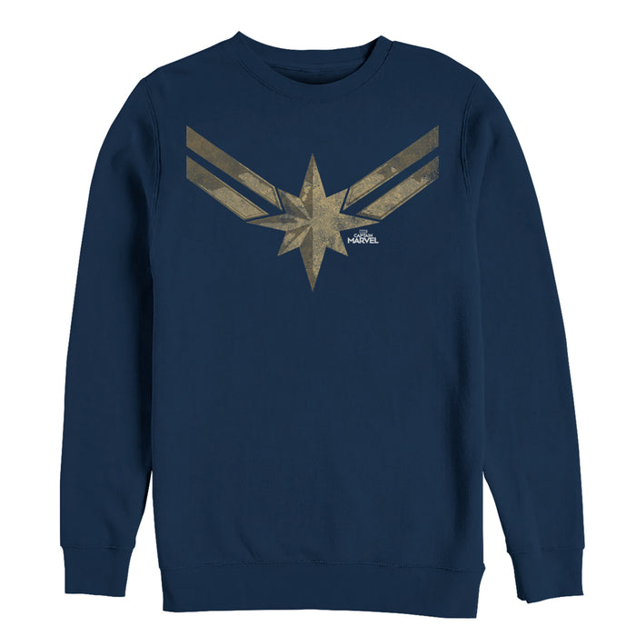fifth sun Men's Marvel Captain Marvel Vintage Star Costume Sweatshirt