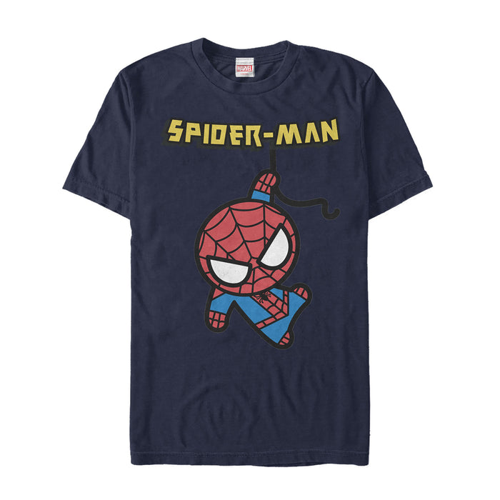 Fifth Sun Men's Marvel Cartoon Kawaii Spider-Man T-Shirt