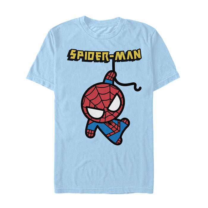 fifth sun Men's Marvel Cartoon Kawaii Spider-Man T-Shirt