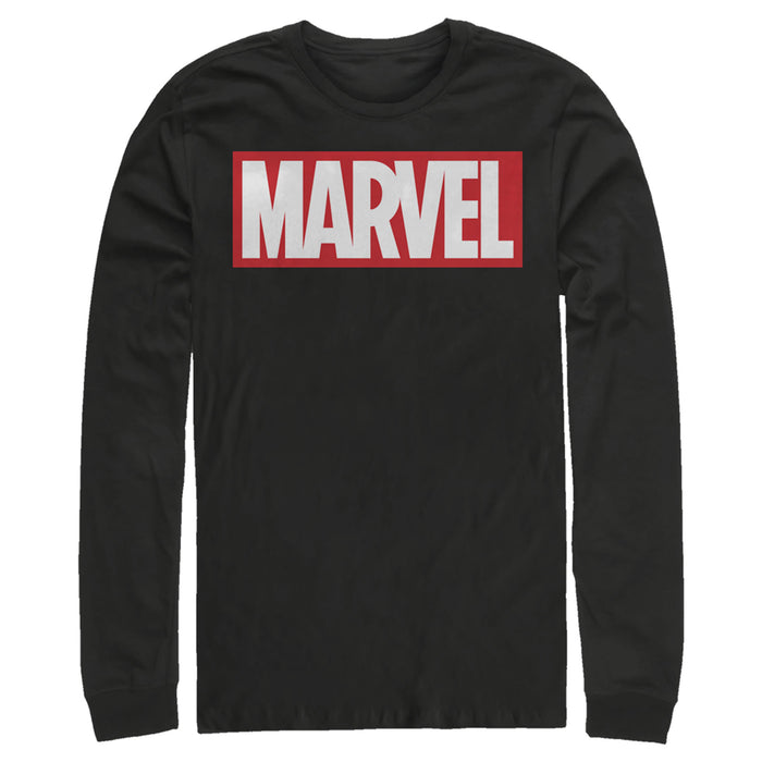 fifth sun Men's Marvel Classic Bold Logo Long Sleeve Shirt