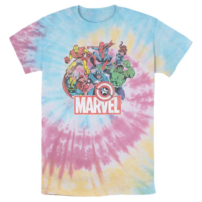 Fifth Sun Men's Marvel Classic Hero Collage T-Shirt