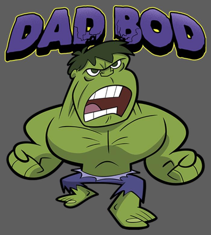 Fifth Sun Men's Marvel Dad Bod Cartoon Hulk Tank Top