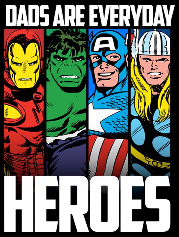 Fifth Sun Men's Marvel Dads Are Everyday Heroes Pull Over Hoodie