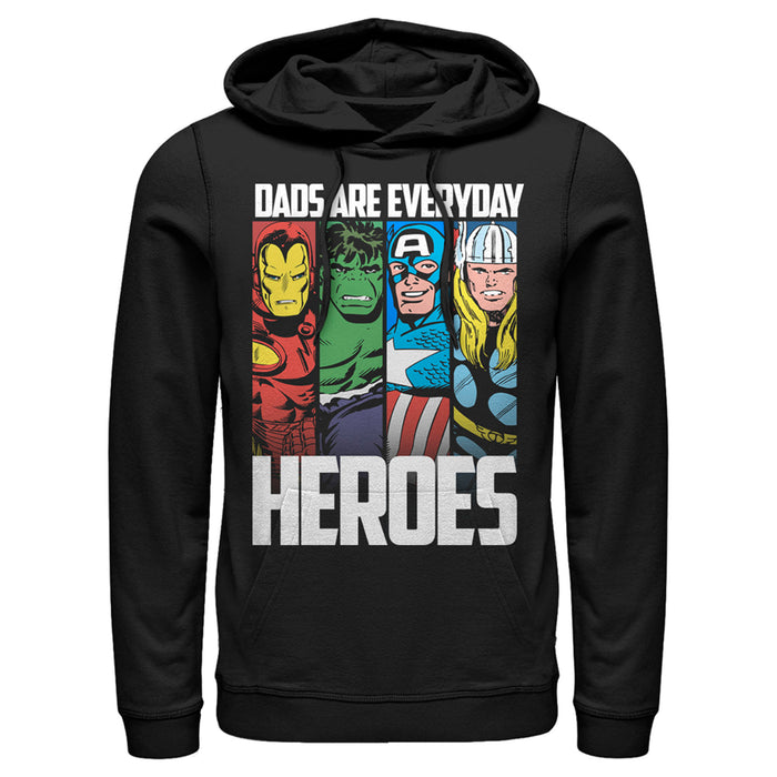fifth sun Men's Marvel Dads are Everyday Heroes Pull Over Hoodie