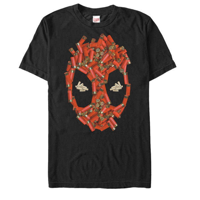 fifth sun Men's Marvel Deadpool Shell Cases Face T-Shirt