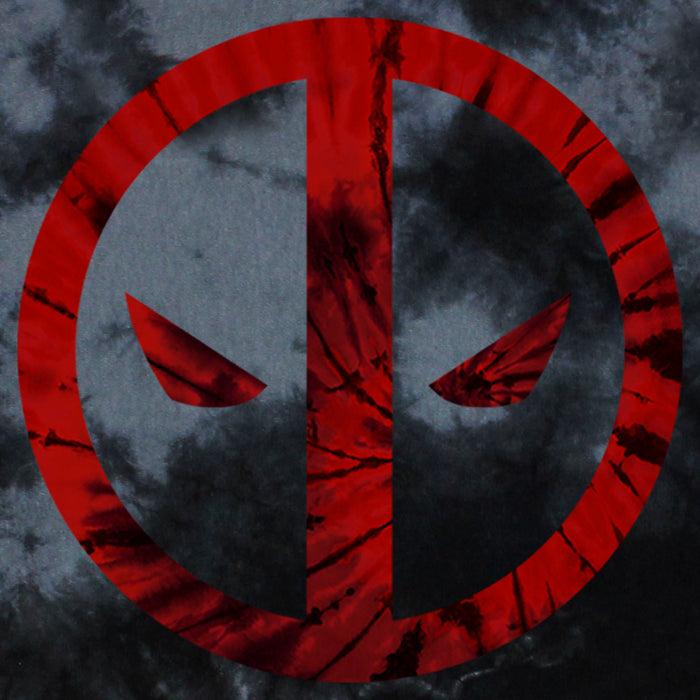 Fifth Sun Men's Marvel Deadpool Tie-Dye Logo T-Shirt