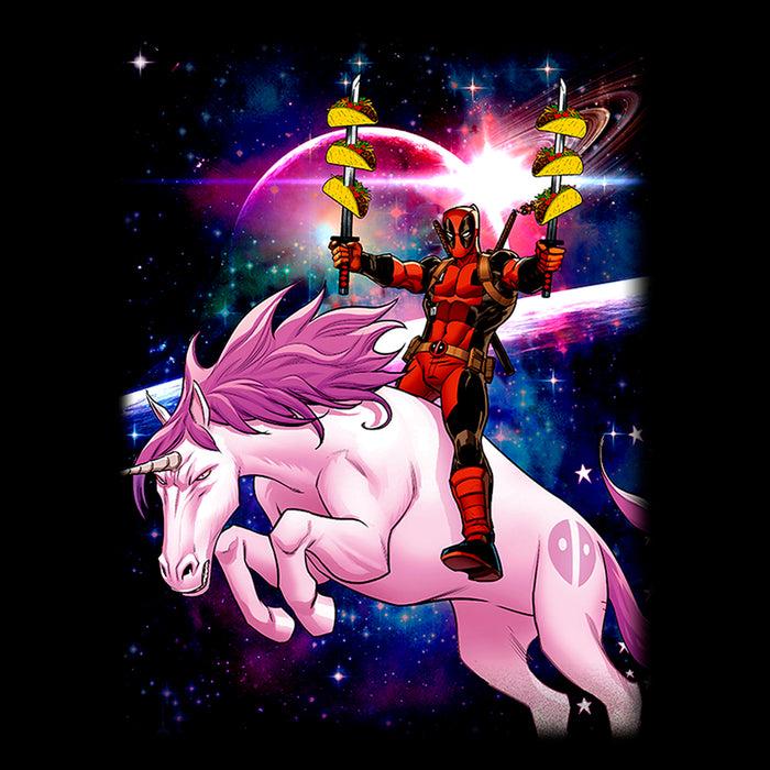 Fifth Sun Men's Marvel Deadpool Universe Taco Unicorn T-Shirt