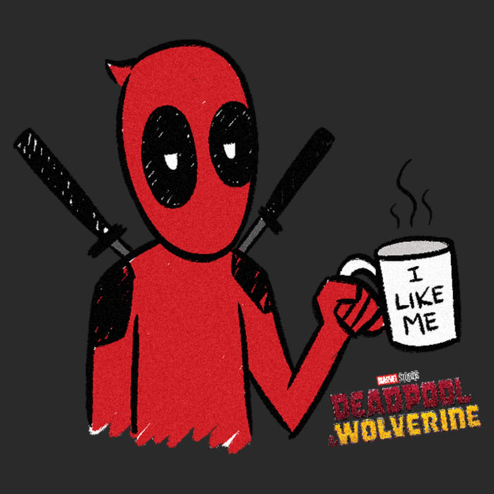 Fifth Sun Men's Marvel: Deadpool & Wolverine Breakfast Coffee T-Shirt