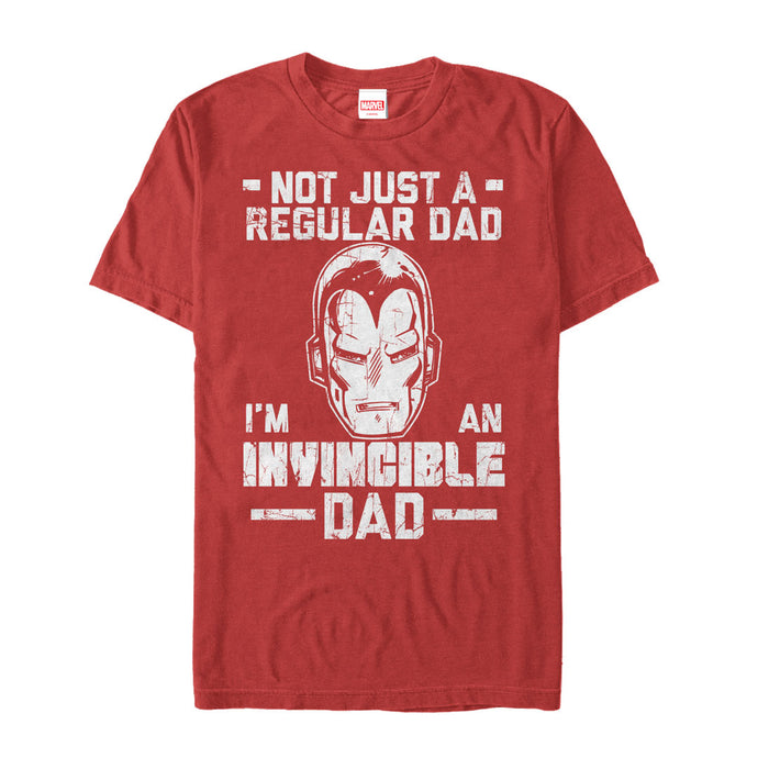fifth sun Men's Marvel Father's Day Iron Man Not Regular Dad T-Shirt