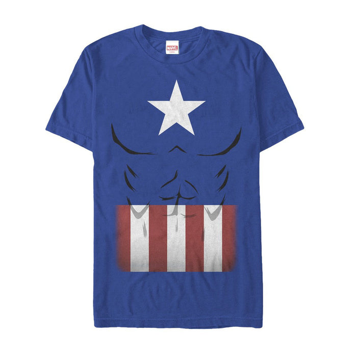 fifth sun Men's Marvel Halloween Captain America Costume T-Shirt