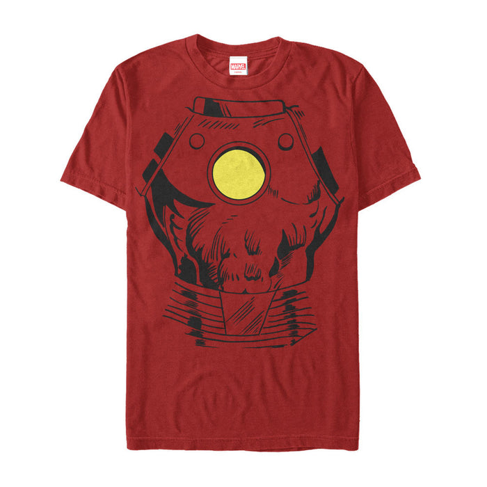 fifth sun Men's Marvel Halloween Iron Man Costume T-Shirt