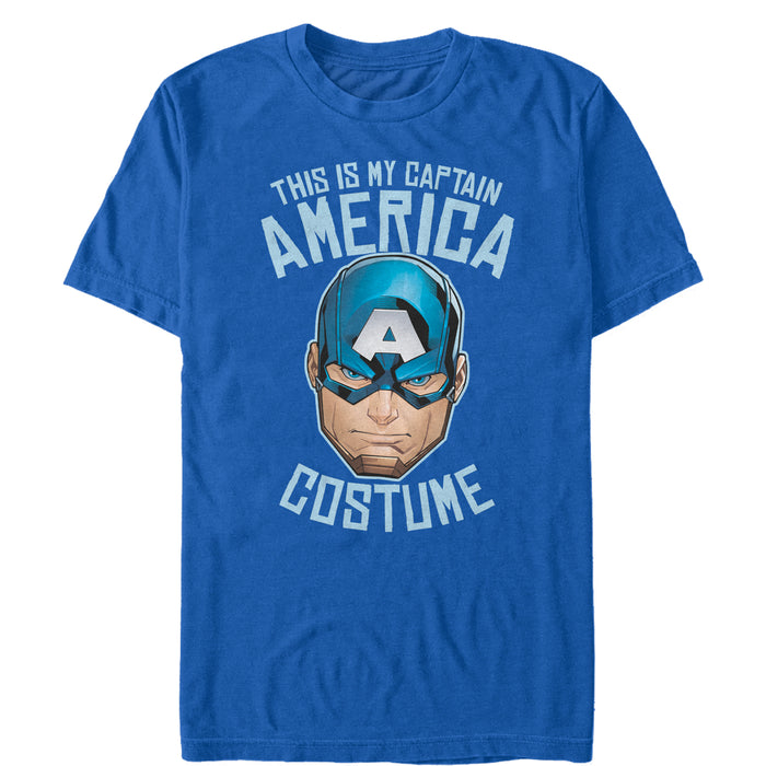 fifth sun Men's Marvel Halloween My Captain America Costume T-Shirt