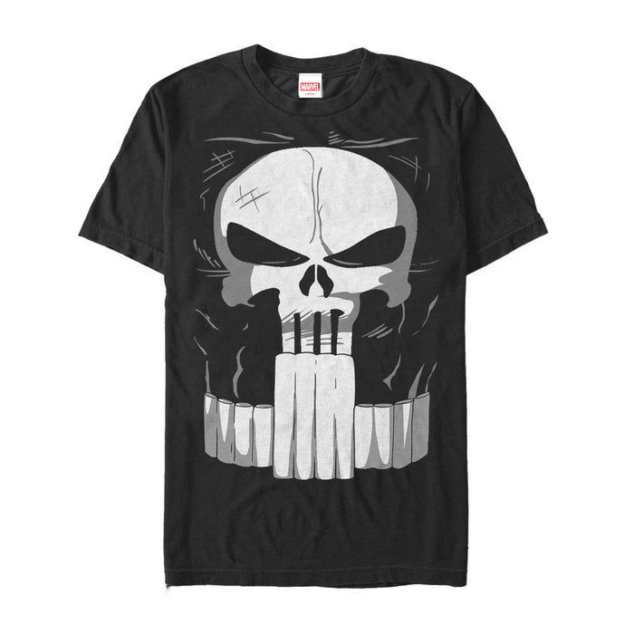 fifth sun Men's Marvel Halloween Punisher Costume T-Shirt