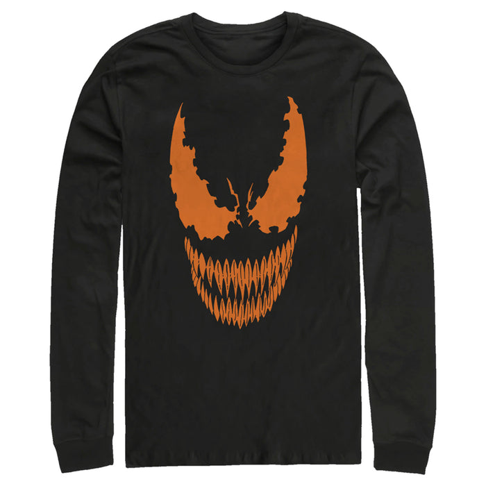 fifth sun Men's Marvel Halloween Venom Scary Face Costume Long Sleeve Shirt