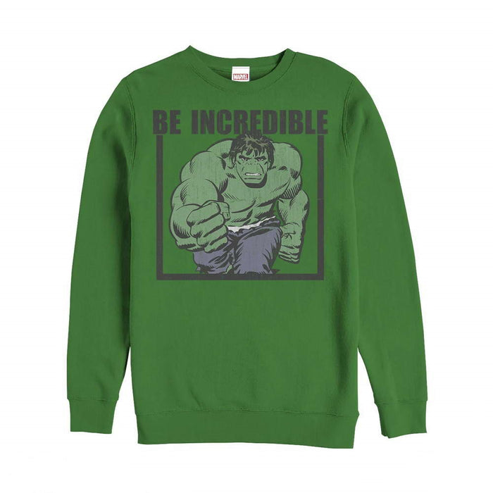 fifth sun Men's Marvel Hulk Be Incredible Sweatshirt