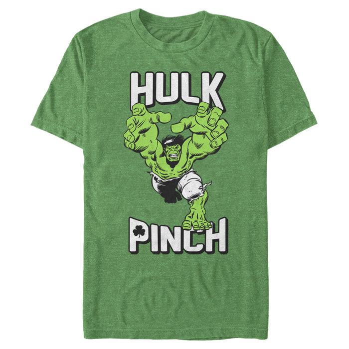 fifth sun Men's Marvel Hulk Pinch St. Patrick's T-Shirt
