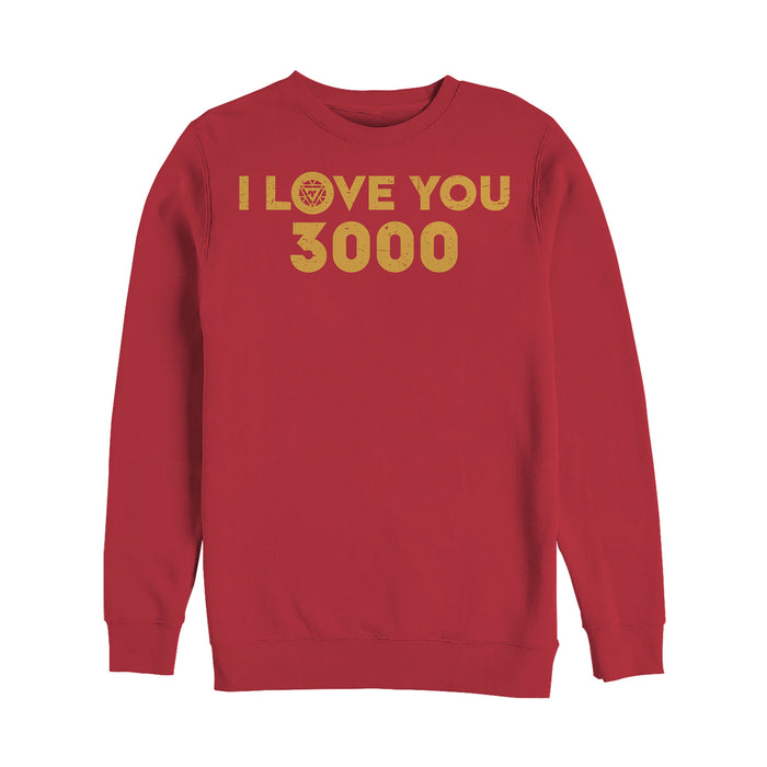 fifth sun Men's Marvel I Love You 3000 Arc Reactor Sweatshirt