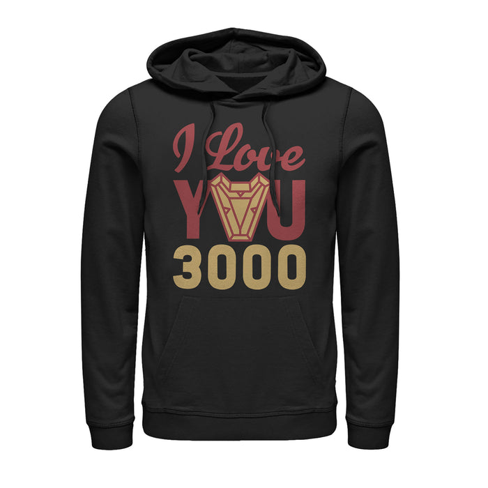 fifth sun Men's Marvel Iron Man Arc Heart 3000 Pull Over Hoodie