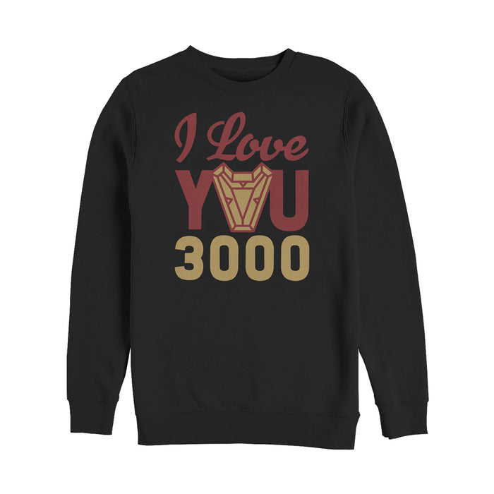 fifth sun Men's Marvel Iron Man Arc Heart 3000 Sweatshirt