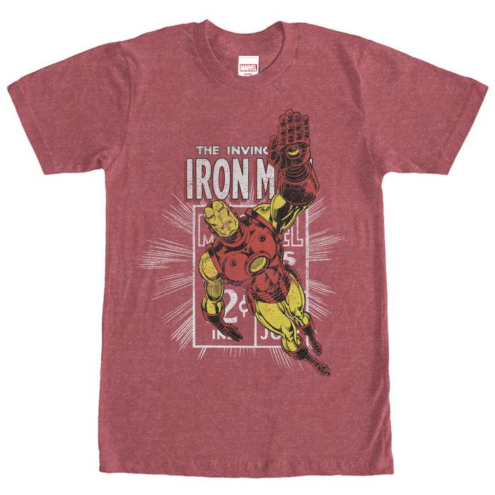 fifth sun Men's Marvel Iron Man Comic Book Cover T-Shirt