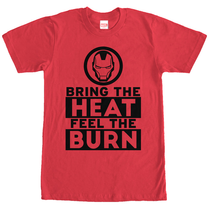 fifth sun Men's Marvel Iron Man Feel the Burn T-Shirt