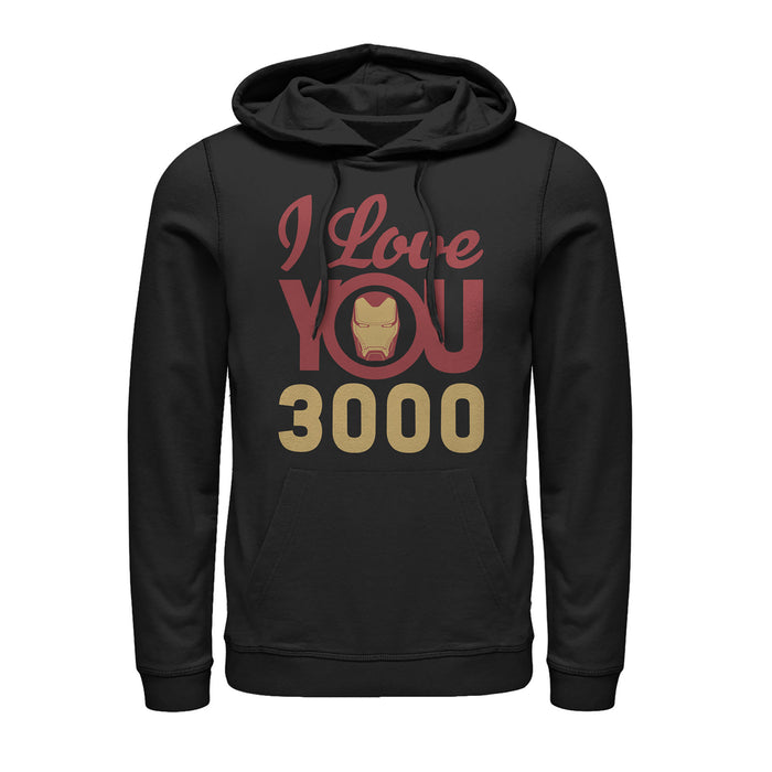 fifth sun Men's Marvel Iron Man Love 3000 Pull Over Hoodie
