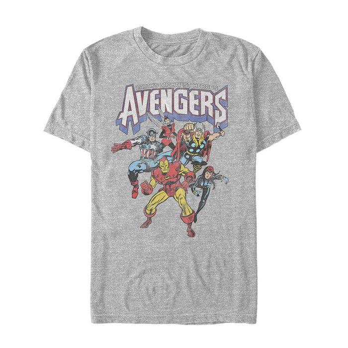 fifth sun Men's Marvel Mightiest Heroes Avengers T-Shirt