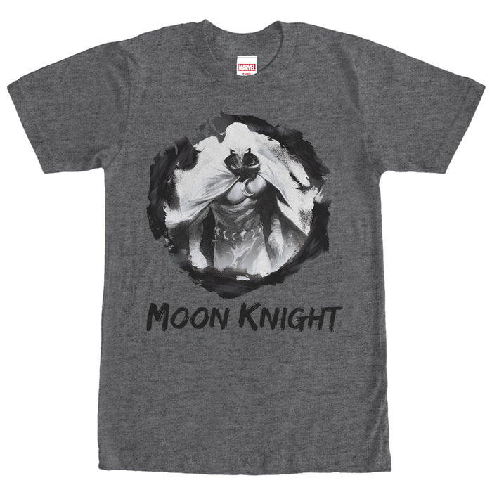 fifth sun Men's Marvel Moon Knight Paint Smudge Print T-Shirt