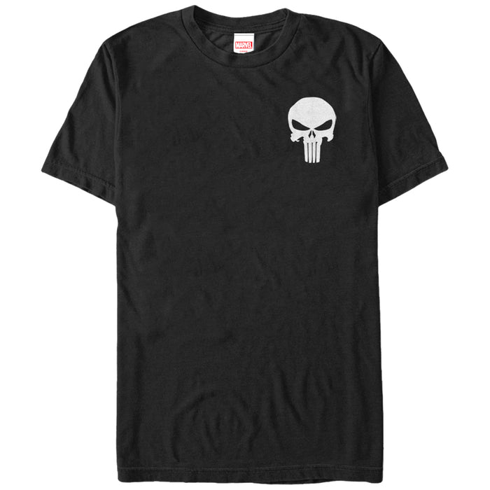 fifth sun Men's Marvel Punisher Classic Skull Symbol T-Shirt