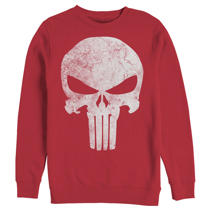 Fifth Sun Men's Marvel Punisher Retro Skull Symbol Sweatshirt