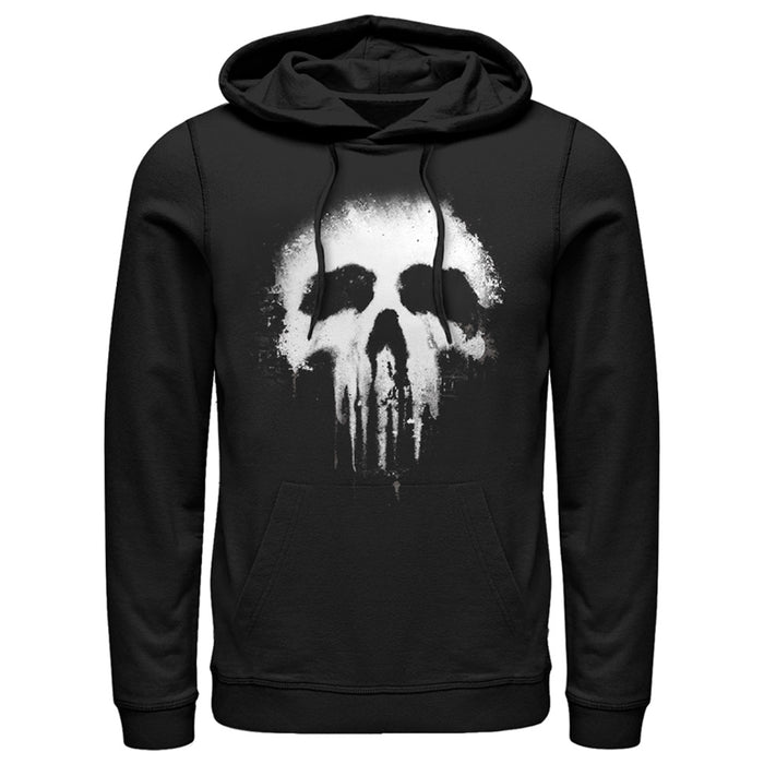 fifth sun Men's Marvel Punisher Skull Logo Pull Over Hoodie