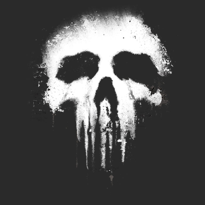 Fifth Sun Men's Marvel Punisher Skull Logo Pull Over Hoodie
