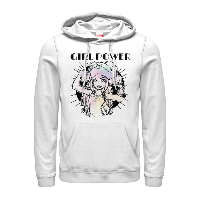 fifth sun Men's Marvel Runaways Molly Girl Power Pull Over Hoodie