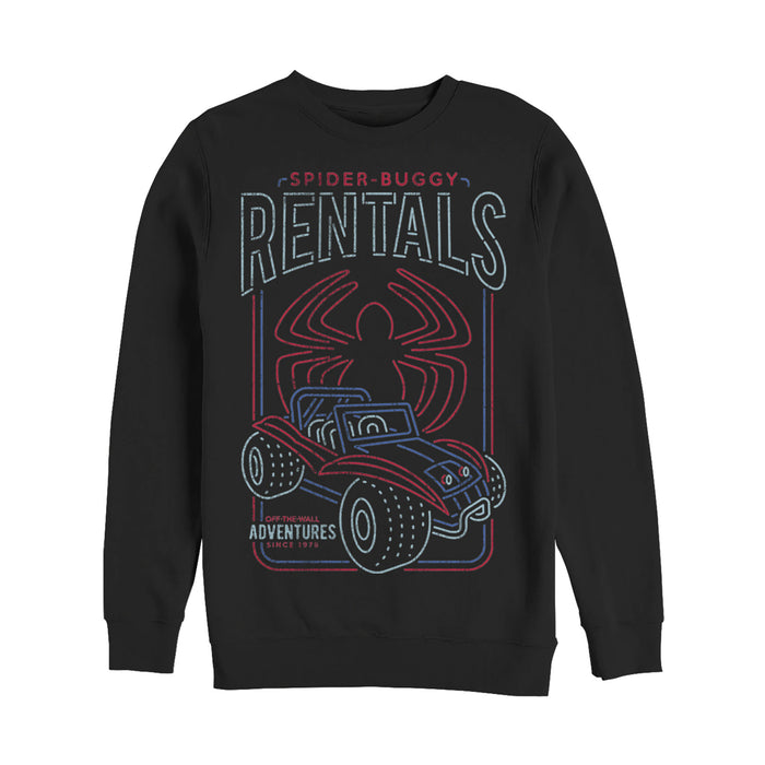 fifth sun Men's Marvel Spider-Man Buggy Rentals Sweatshirt