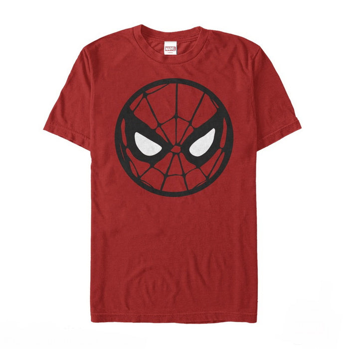fifth sun Men's Marvel Spider-Man Circle Mask T-Shirt