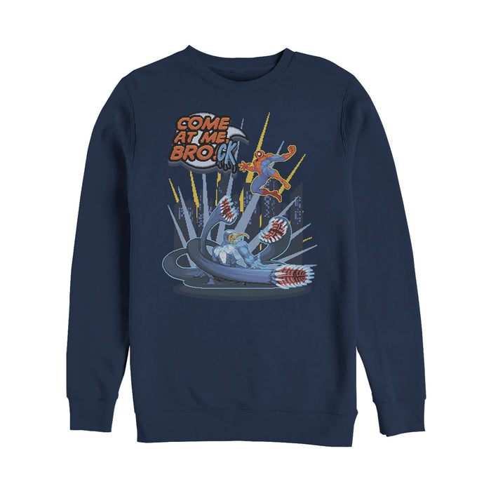 fifth sun Men's Marvel Spider-Man Come at Me Brock Sweatshirt