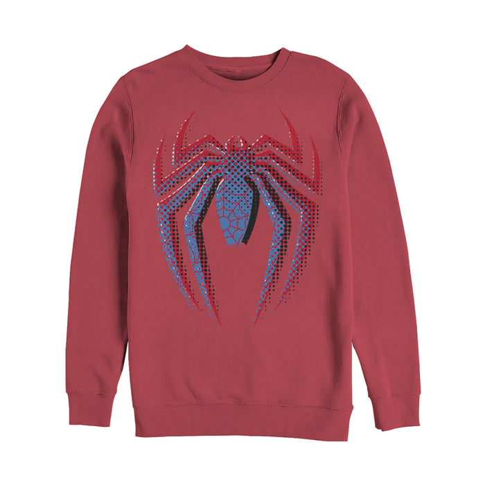 fifth sun Men's Marvel Spider-Man Dot Logo Sweatshirt